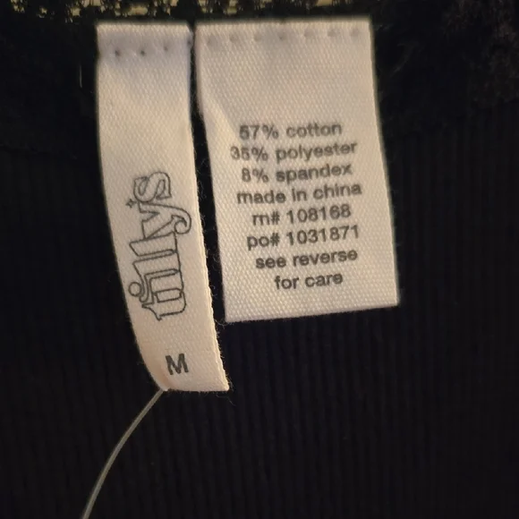 Tilly's Black Fitted Ruffled Tank Top - Picture 3 of 4